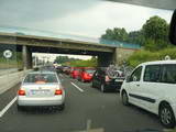 Queuing on the Autobahn