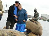  Derek and Ronalda with the Mermaid.